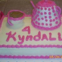 Teapot And Cupcake NOT Pleased with this at all...It was MY daughters birthday and I didn't have the time to work on her cake with planning the party and...