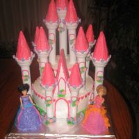 Castle Cake This is my version of the Barbie Diamond Castle made for my daughters birthday