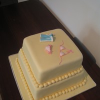 Bikini And Boardshorts Wedding Cake 