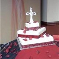 Square Wedding Cake 
