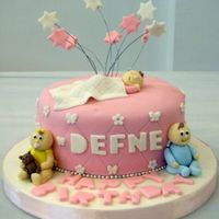 Pink Cake For A 2 Years Old Girl 