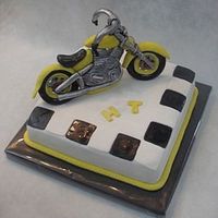 Motorcycle Cake 