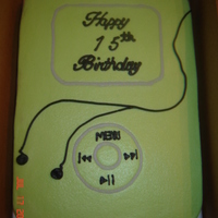 Ipod, Mp3 9x13, buttercream, quick and simple ;-)