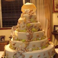 Bizcocho_Marino_Verde.jpg Thanks to all my angels: Lilita, My son Emilio who hand made a lot of sea shells, and to my new helper..jeremy my daughters fiance who whas...