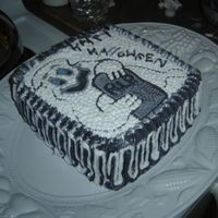 R.i.p Ghost around headstone done in BC!