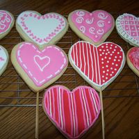 1St Valentine Cookies 