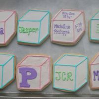 Cookie Blocks Made these for my brother and sister in law to celebrate the birth of their twins. NFSC with royal. Yummy treat when they get home from...