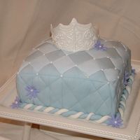 My First Pillow Cake I really haven't used fondant EVER at home, besides the cake I did for my Colette class, so I consider this my first fondant attempt....