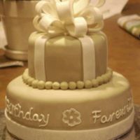 Retirement/ Birthday Cake This was my final course 3 cake which was used for a Reiterment/Birthday party. Bottom tier is yellow cake, top tier is chocolate both...