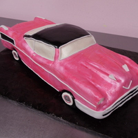Pink Car Cake 