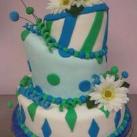 Topsy Turvy Wedding Cake 