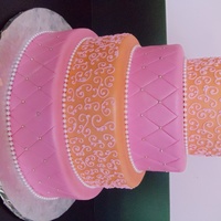 Pink & Orange Cake 