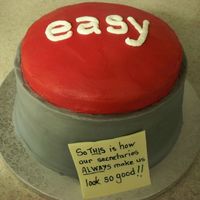 Secretaries Secret All BC, except the post-it, which is fondant with edible marker writing. With thanks to 'Devo' for the idea and inspiration.