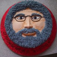 Jerry Lives! My attempt at Jerry Garcia for my nephew's birthday. All BC. He loved it.