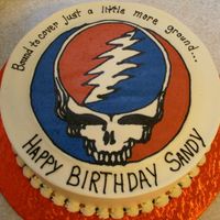 Steal_Your_Face_Web.jpg Frozen Buttercream Transfer of Grateful Dead's Steal Your Face 'Stealie'. My first attempt at this technique. Very surprised...