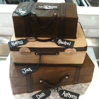 Retirement Celebration Buttercream with fondant accents.