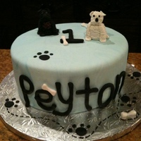 Puppy Birthday Cake 
