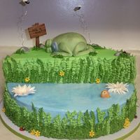 Baby Boy Frog Made for a friends baby shower. BC & MMF.
