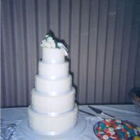 Lindsey's Wedding This was my very first wedding cake. It came out just as it wassupposed to. Thanks to my assistant (DH) it made the 30 minute driveand my...