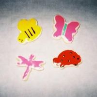 Bugs! I wanted to use my spring/summer cookie cutters so I made bugs!