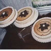 Cheesecake This was my sons wedding cake I made for him, he is a Cheesecake lover and did not want a typical wedding cake. It is a White Chocolate...