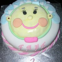 Fifi Marble cake decorated with fondant icing