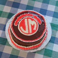 John Marshall I made this cake for a fundraiser at my brothers school (my previous school). They were raising money for the band. It is a chocolate cake...