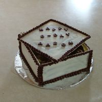 Box Of Chocolates I made this cake for my boyfriends best friend for his 21st birthday. The sides were made from candy melts, and the cake is triple...