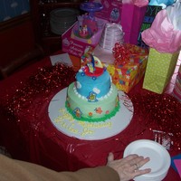 Wonder Pets Birthday Cake This cake has buttercream icing and I used the Wonder Pets cake toppers.