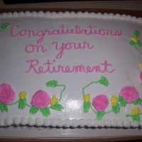 Retirement Cake 