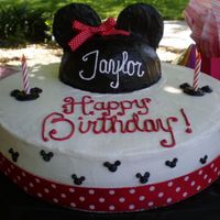 Minnie Mouse Hat Cake I was inspired by another Cake Central baker...thanks for the great idea!I almost tried a "character pan"....that wouldn't...