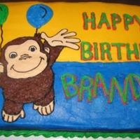 Curious George I made this for my son's 2nd birthday. This was my 3rd attempt, and although it was not perfect, I am very proud of it. George was a...