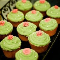 Cupcakes Just posting more up close photos as requested! Excuse the fondant roses on top of these as i definitely need more help and practice with...