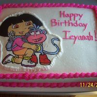 Dora Birthday Cake My first FBCT....I love them!
