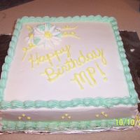 Birthday Cake BC with MMF Daisies