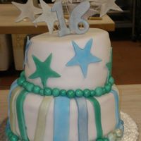 Sweet 16 Theme Cake This was my final cake for school and i chose a sweet 16 theme, i saw a cake similar to this one here and thats where i got the idea. i...