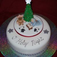O Holy Night For my family's Christmas gathering, my first fondant characters/animals. Spent a lot of time on this one and am quite please with it...