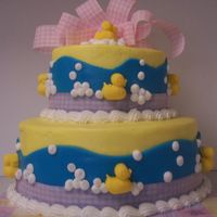 Duck Shower Thanks to jcardel for the inspiration on this cake. I've had it in my favorite for a long time and finally had the chance to reproduce...