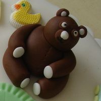 Bear fondant bear