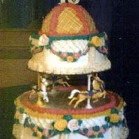 Crystal's 10Th Birthday My daughter wanted a carousel cake for her 10th Birthday. Everyone loved it!