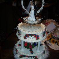 Jenny's Wedding Jenny's mom asked me two days before the wedding if I could do a special cake for her. And being like an Aunt to her for many years I...