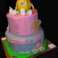 Girls Softball Softball league cake decorating contest- made for the Ladybugs in 6u, won first prize which sent the team to a pizza party!