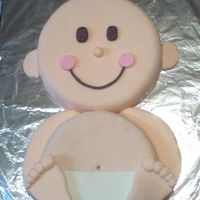 Baby B Baby cake made of all fondant