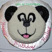 Panda Bear Cake This was a Panda bear cake for my DD 6th birthday. Also had Panda cookies and Panda cupcakes for the family party!!!TFL!