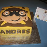 Curious George Made it to look like the picture of CG on the top of the birthday invite :)