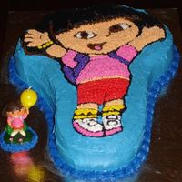 Dora The Explorer Tyra's Birthday Cake