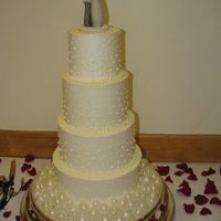 Sugar Bubbles IMBC covered cakes with blown sugar bubbles.