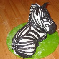 Zebra Cake I made this cake to figure out how I could do a zebra cake for an African themed gourmet dinner that my boss is having in August. I think I...