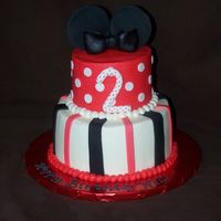 Mickey Mouse Buttercream and fondant accents