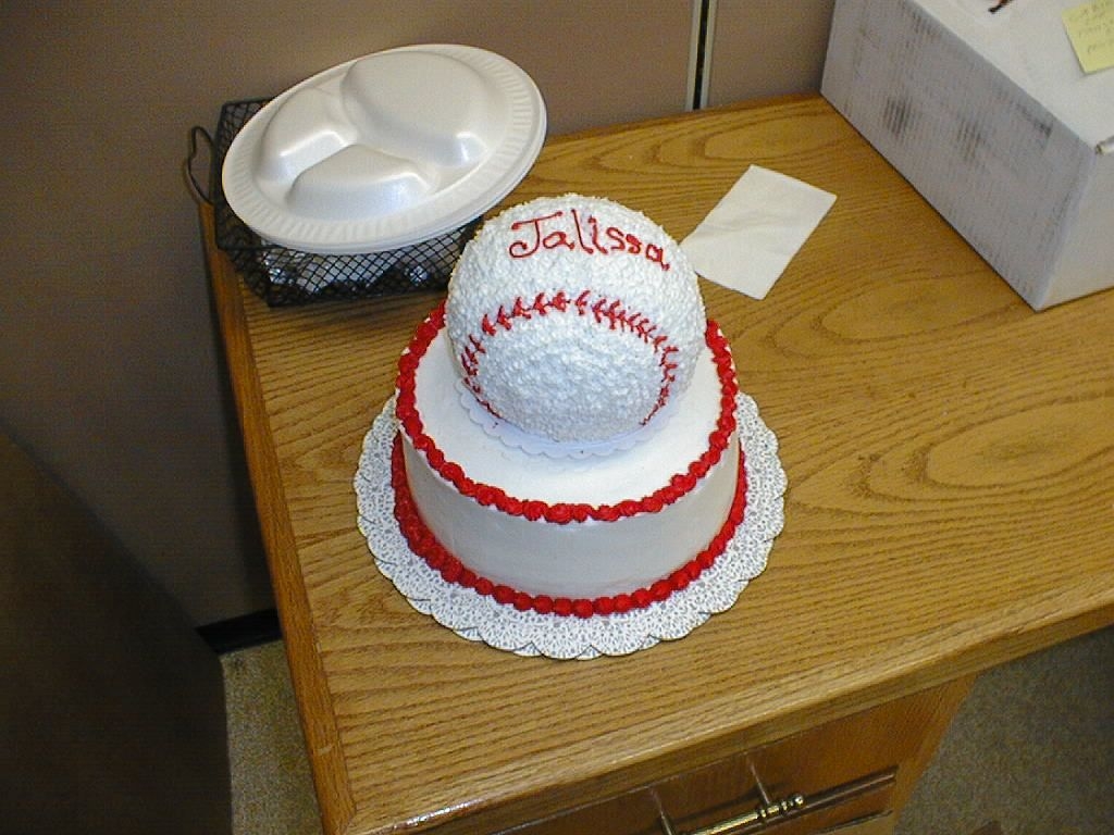 Softball Birthday Cake 